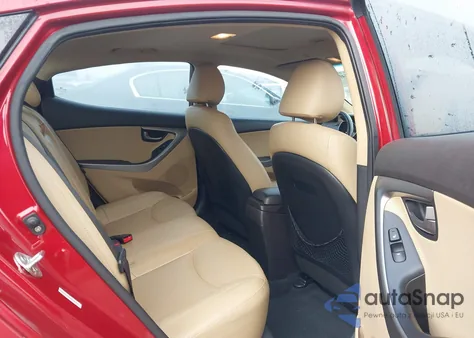 2013 Hyundai Elantra Limited from USA, damaged, VIN KMHDH4AEXDU659967